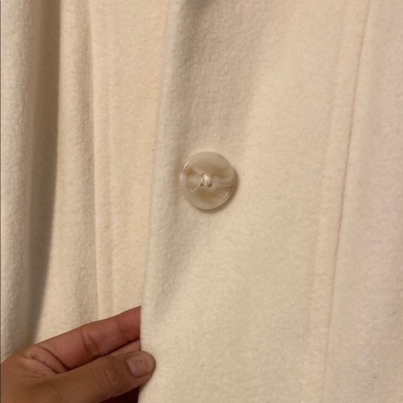 Anne Klein Cream Women's Coat - Picture 2 of 6